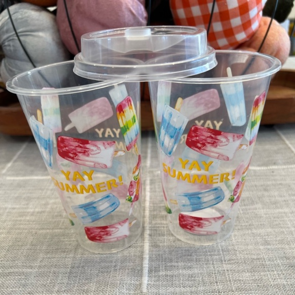 Yay Summer Popsicle Cups